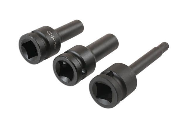 Laser 6345 Split Rim Socket Bit Set 3 piece