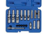 Laser 6424 18 Piece Specialist Thin Walled Glow Plug Socket Set