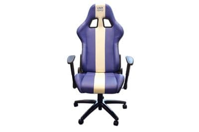 Laser 6654 Laser Tools Racing Chair - Blue/White stripe