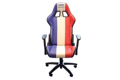 Laser 6656 Laser Tools Racing Chair - Red/White/Blue