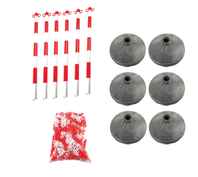 Laser 6701 Set of 6 Posts & Bases with Chain