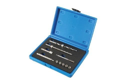 Laser 6958 Kit Di Riparazione Filetto Per Bulloni Iniettori Mercedes Benz CDI – Inserti M6 Con Punta E Maschio