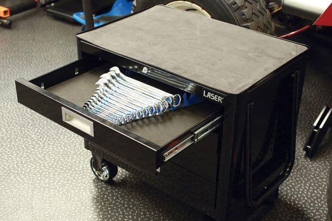 Laser 6975 Sharks Teeth Spanner Organiser Holds Up To 20 Spanners