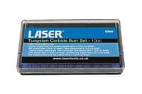 Laser 6989 10 Piece Tungsten Carbide Burr Set