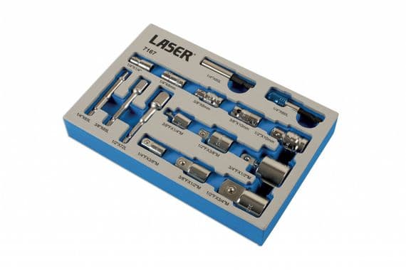 Laser 7167 16 Piece Converter/Adaptor Set