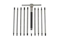 Laser 7284 12 Piece T Handle Double End Screwdriver Set