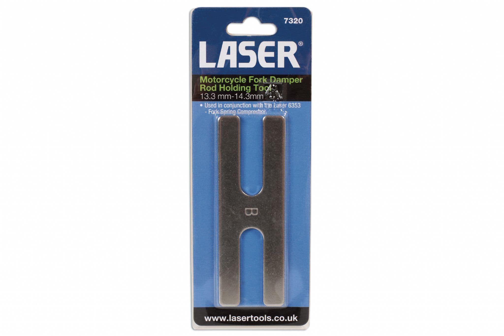 Laser 7320 Motorcycle Fork Damper Rod Holding Tool 13 3mm /14 3mm