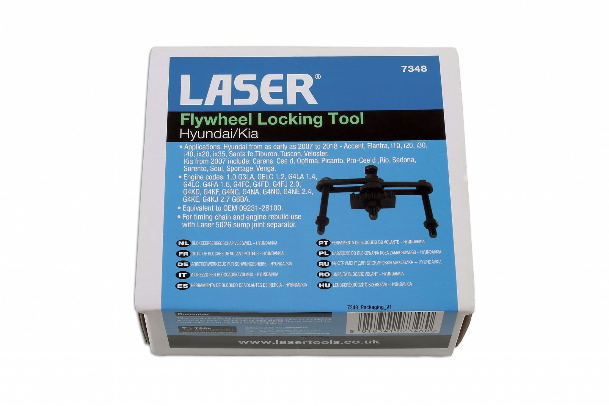 Laser 7348 Flywheel Locking Tool Fits Hyundai/Kia