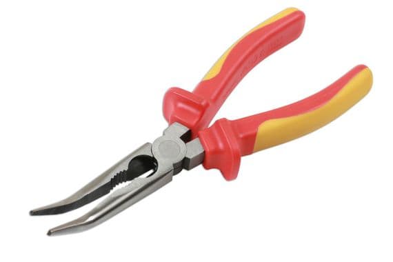 Laser 7570 1000v VDE Insulated Bent Nose Pliers 200mm