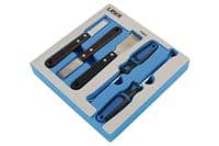 Laser 7583 Clip Remover And Tungsten Tipped Scraper Set 5pc