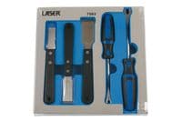 Laser 7583 Clip Remover And Tungsten Tipped Scraper Set 5pc