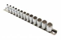 Laser 7590 Bi-Hex Standard Socket Set 13pc 1/4