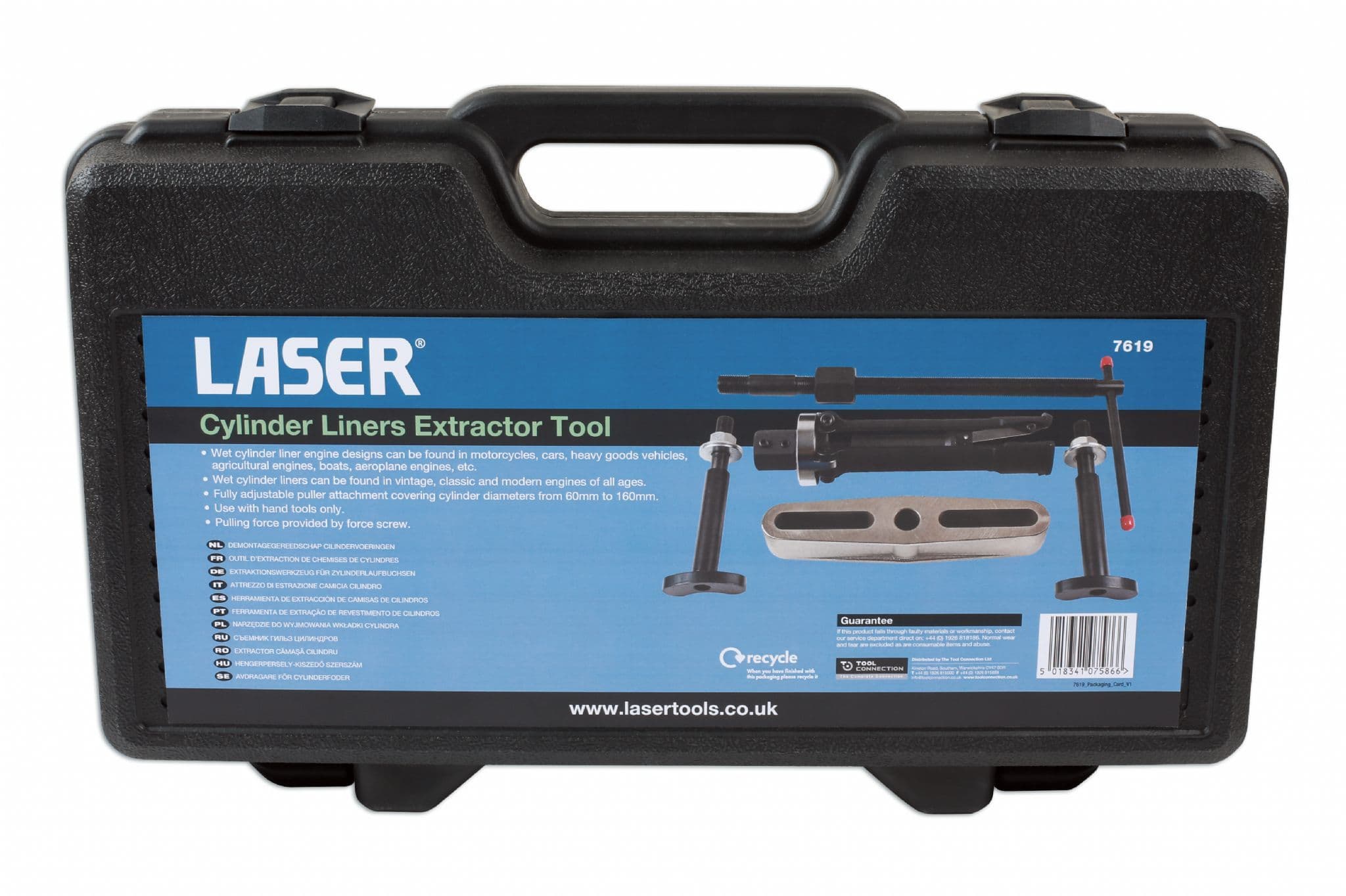 Laser 7619 Cylinder Liners Extractor Tool