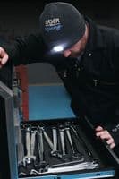 Laser 7677 Laser Tools Racing Beanie Hat With Rechargeable Front & Rear Lights