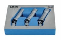 Laser 7891 Universal Joint Spark Plug Socket Set 3/8