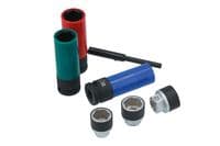 Laser 7920 7 Piece Wheel Nut Socket And Bolt Extractor Set