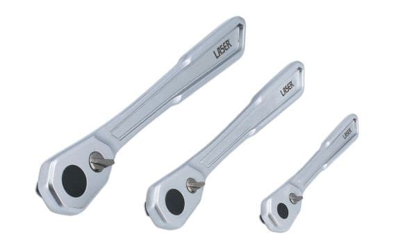 Laser 7937 3 Piece Slim Ratchet Handle Set