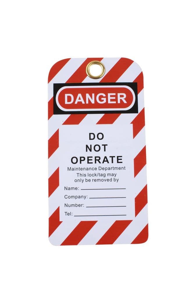 Laser 7941 10 Piece Lockout Tag
