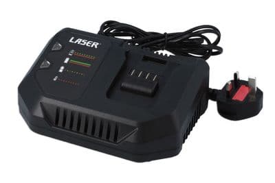 Laser 8008 Battery Charger 230V mains 4 amp with UK plug