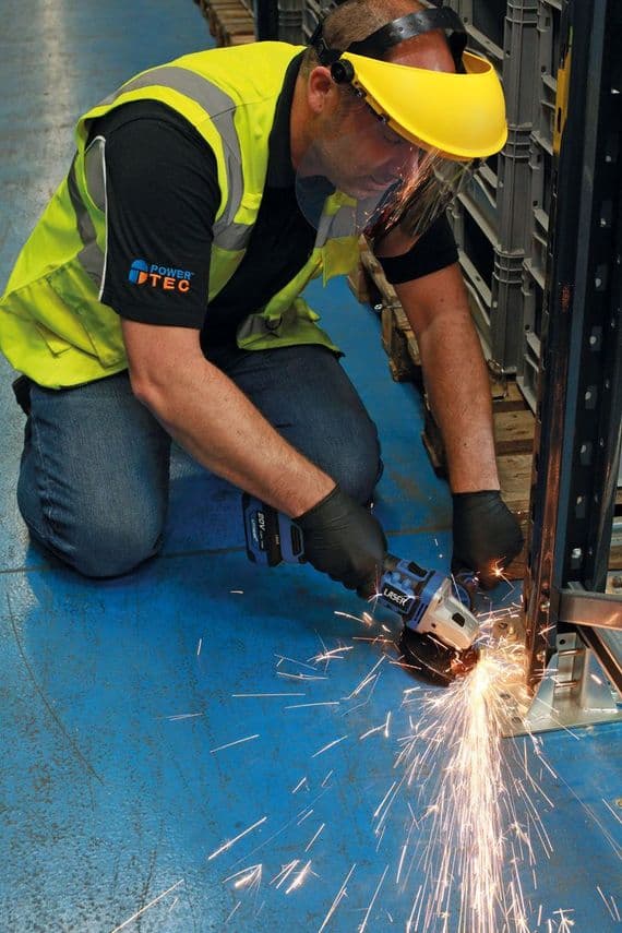 Laser 8010 Cordless Angle Grinder 20V w/o battery