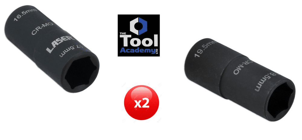 Laser 8213 Doppia Bussola Per Dadi Rovinati 16.5 X 17.5mm - Per Jeep E Auto Con Dadi Grippati O Gonfiati - Foto 4