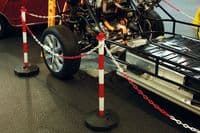 Laser 8055 Safety Barrier 4 Posts And Chain