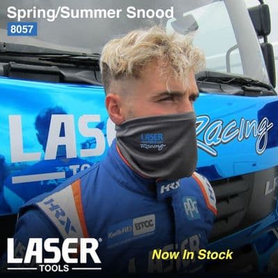 Laser 8057 Spring/Summer Snood With Laser Tools Racing Logo