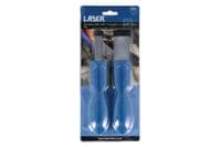 Laser 8107 Scraper Set With Tungsten Carbide Tips 2pc