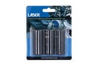 Laser 8214 3 Piece Double Ended Damaged Wheel Nut Socket Set