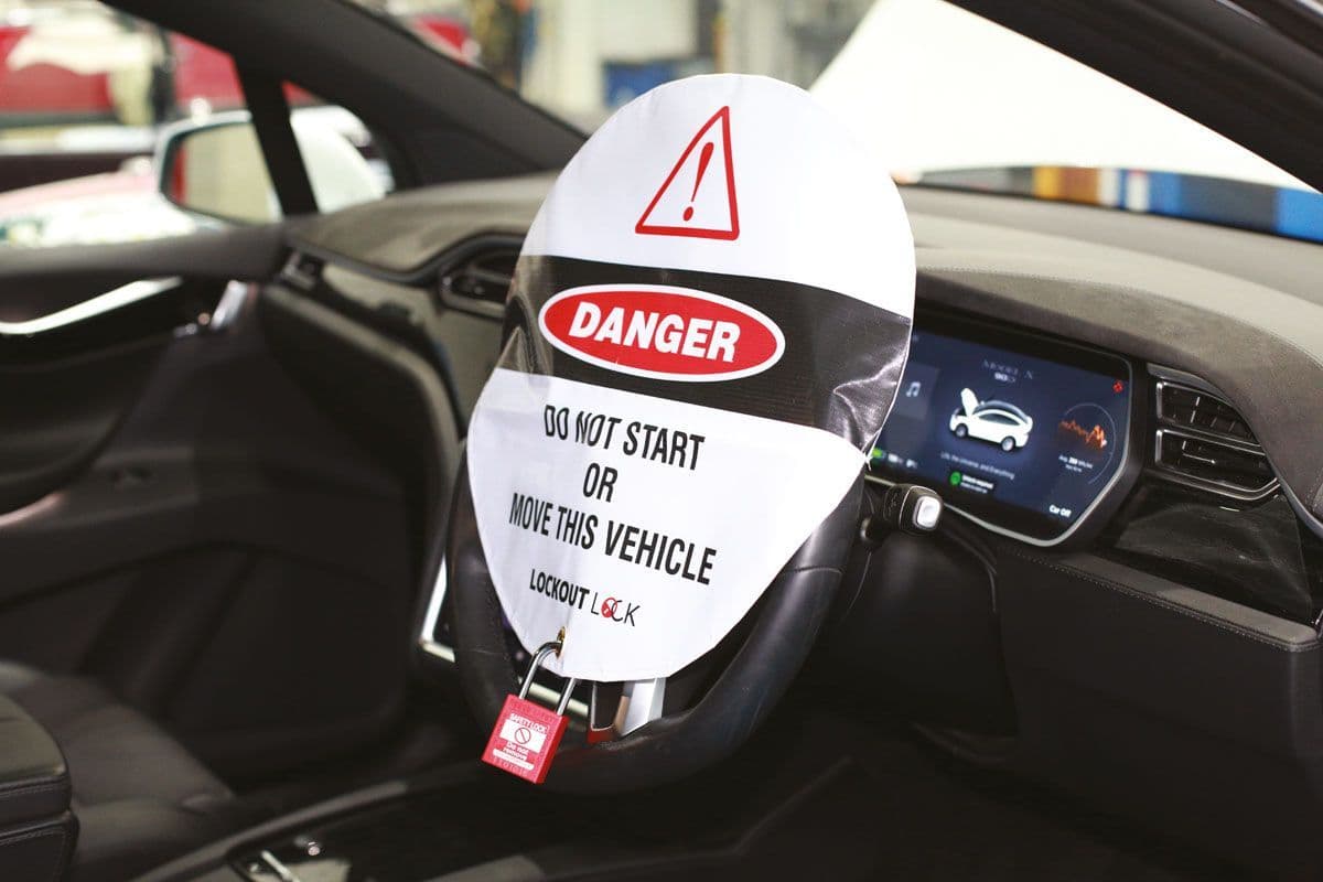 Laser 8246 Steering Wheel Lockout Cover 500mm