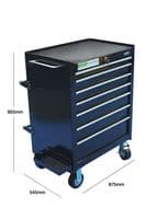 Laser 8248 Hybrid/EV Roller Cabinet 7 Drawer with Brackets