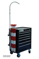 Laser 8248 Hybrid/EV Roller Cabinet 7 Drawer with Brackets