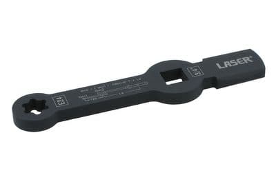 Laser 8343 Brake Caliper Wrench E24 Fits HGV