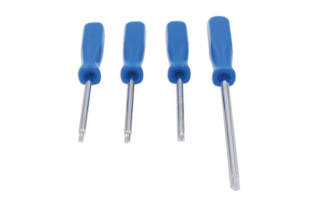 Laser 8477 Clutch Head Screwdriver Set 4 Piece