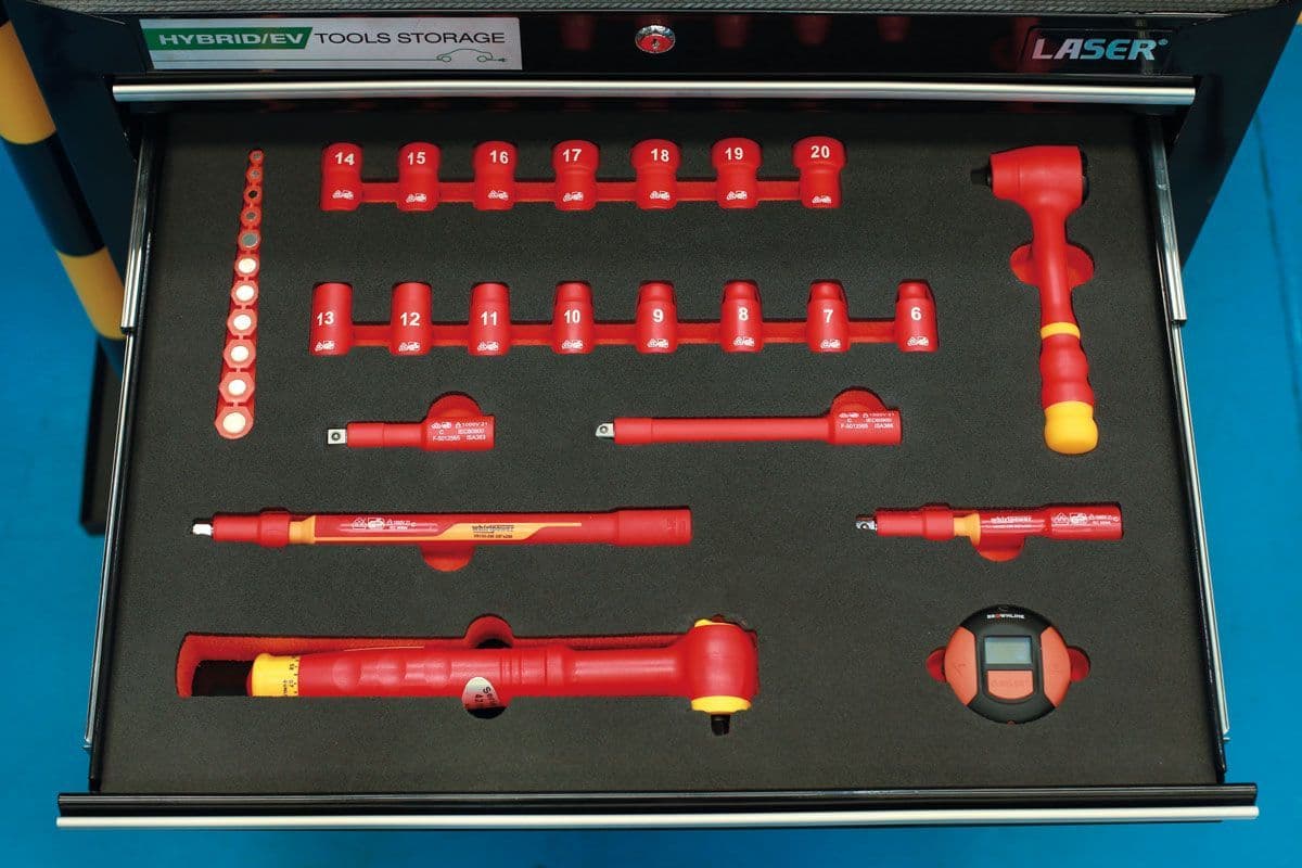 Laser 8484 Insulated Socket Set in Foam Inlay