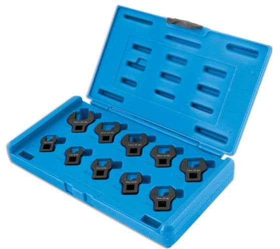 Laser Tool 4757 Crows Foot Wrench Set 10 piece