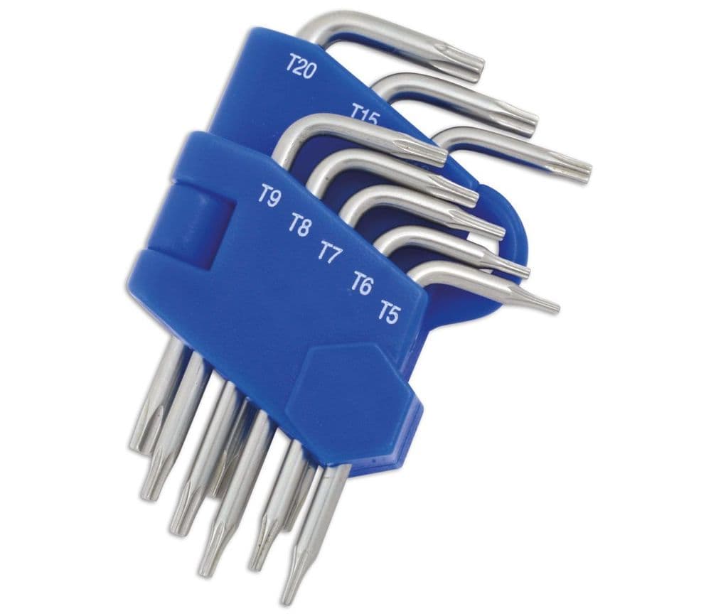 Atar Key Set Laser Tools 4197 Tamperproof Star Key Set 8 Piece