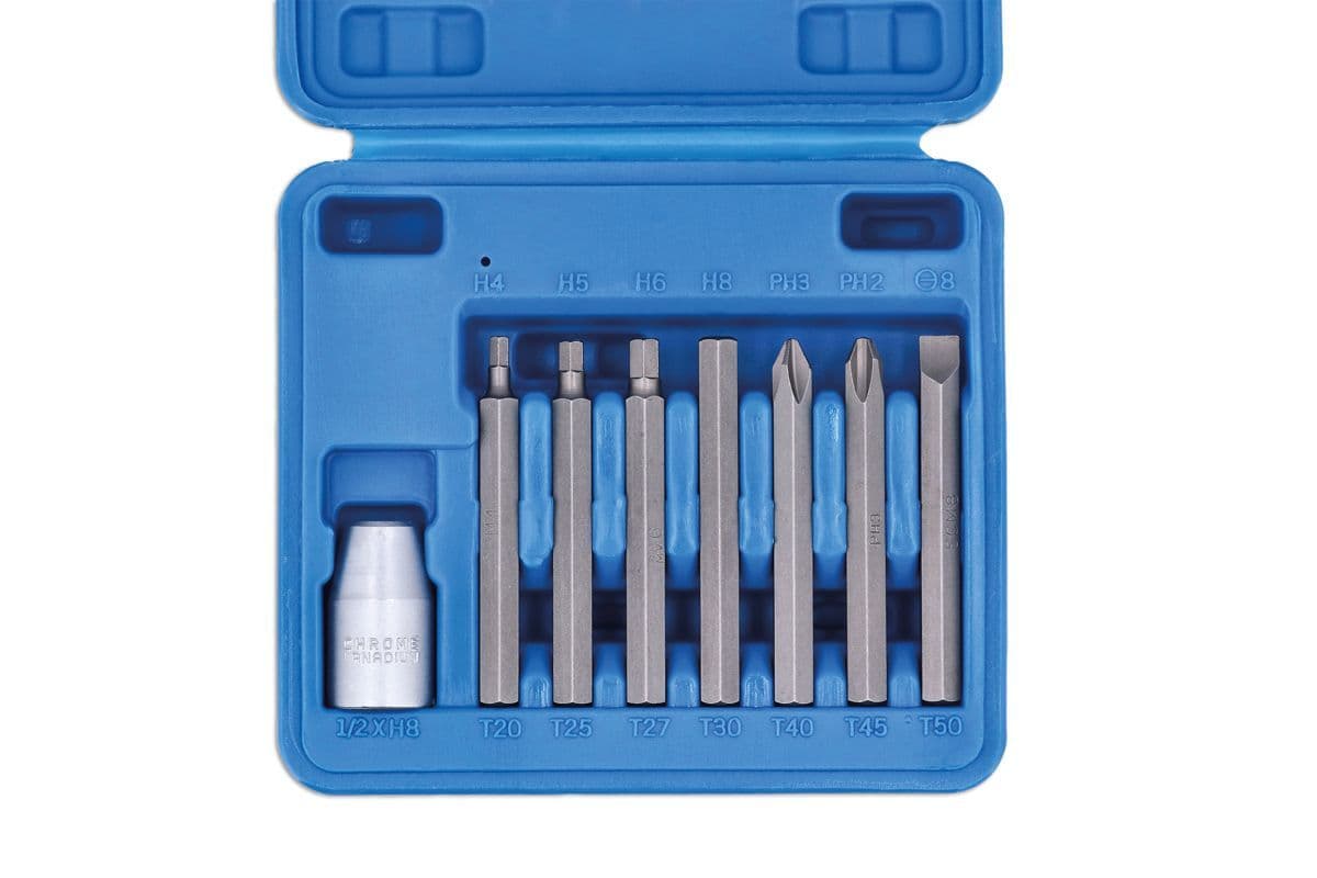 Laser Tools 8506 Impact Bit Set 8 Piece 1/2