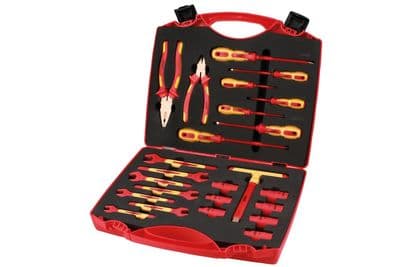 Laser Tools 8509 Spark Resistant Fully Insulated Tool Kit 24pc