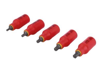 Laser Tools 8526 Insulated Hex Bit Socket Set 3/8 Drive 5 Piece