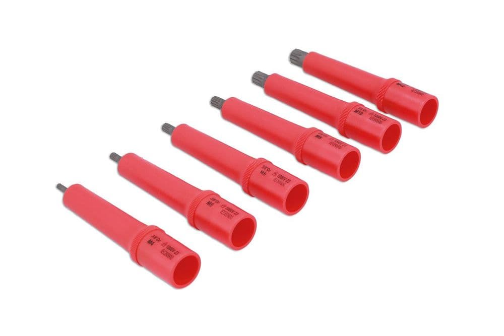 Laser Tools 8544 Insulated Spline Bit Socket Set 3/8