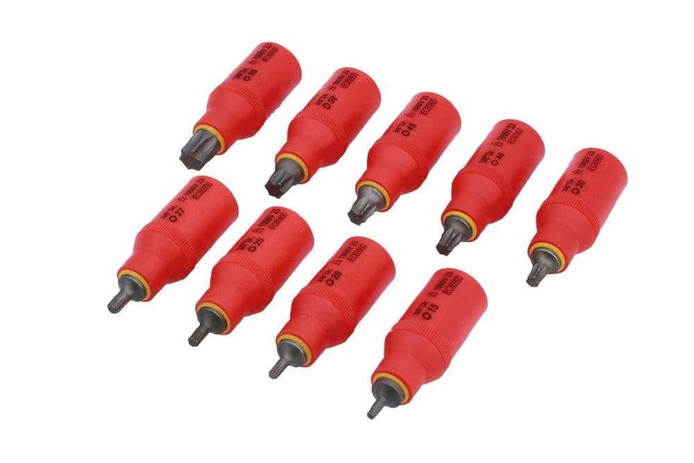 Laser Tools 8545 Insulated Star Bit Socket Set 3/8