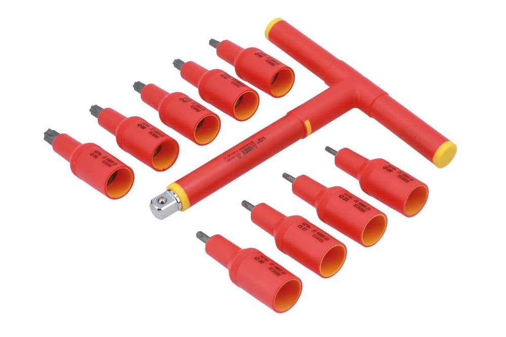 Laser Tools 8560 Insulated Star Bit Set 10 Piece 1/2