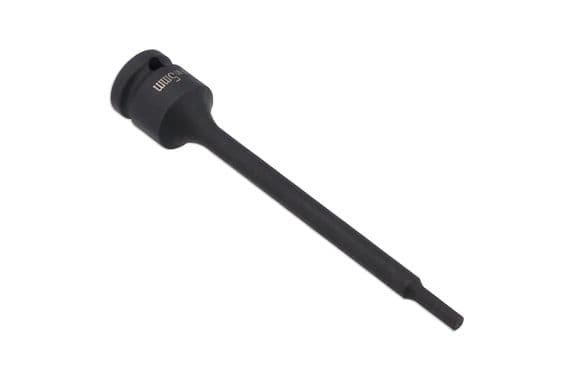 Laser Tools 8581 Extra Long Impact Hex Bit 5mm 1/2 Drive