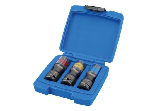 Laser Tools 8593 Alloy Wheel Socket Set 3 Piece