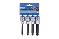Laser Tools 8601 Difficult Access Ball End Bit Set 4 Piece