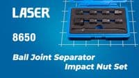 Laser Tools 8650 Ball Joint Separator - Impact Nut Set