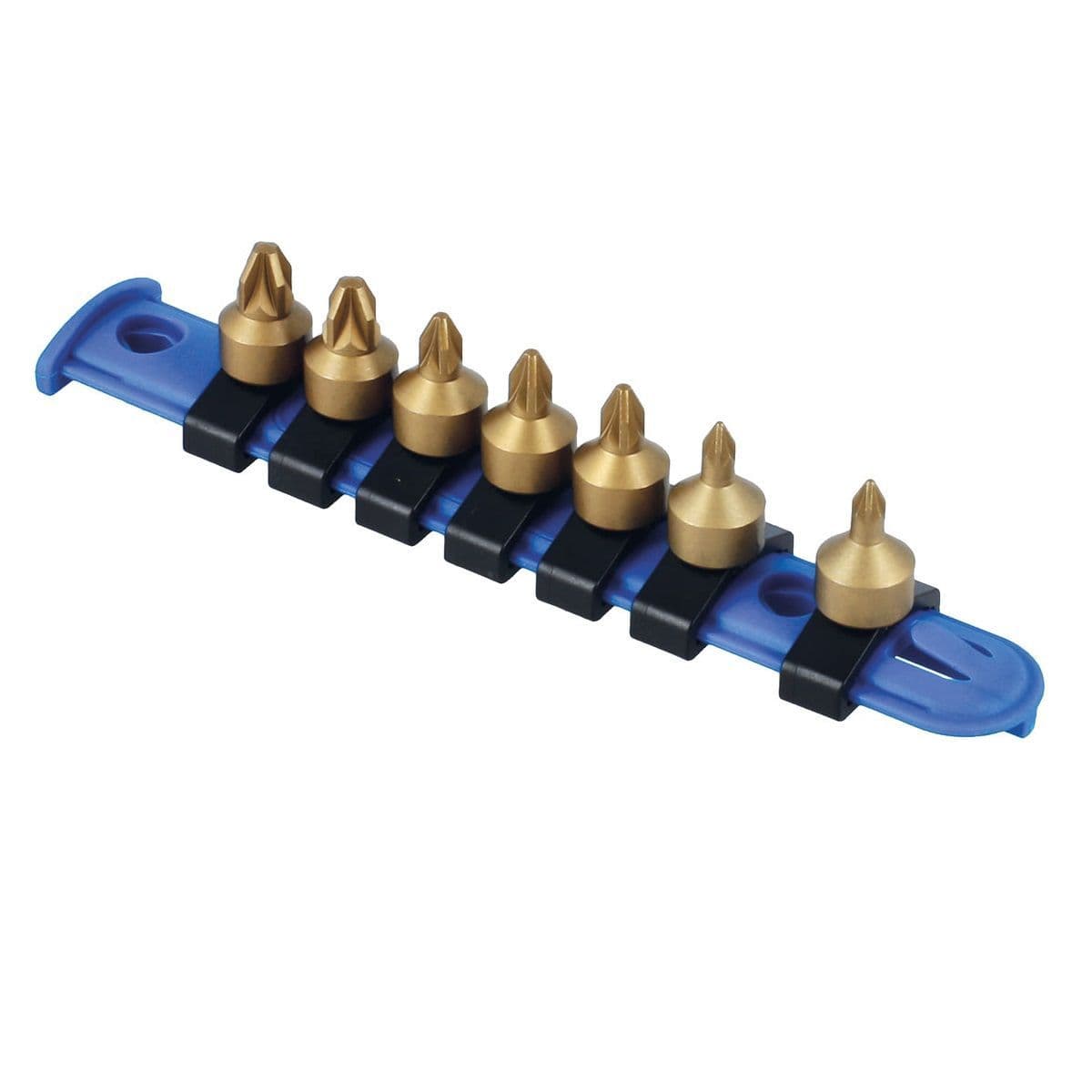 Laser Tools 8665 Low Profile Pozi Drive Socket Bit Set 1/4