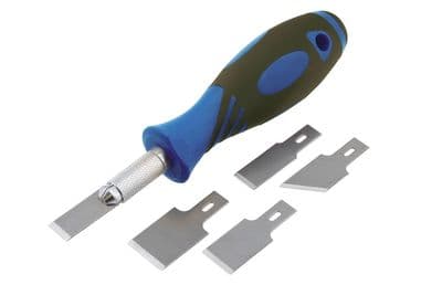 Laser Tools 8713 Scraper Kit 42 Piece Ideal For Removing Silicone Stickers Adhesives Gaskets