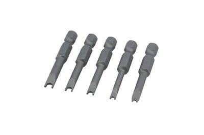 Laser Tools 8734 Security Bit Set U Profile 5 Piece